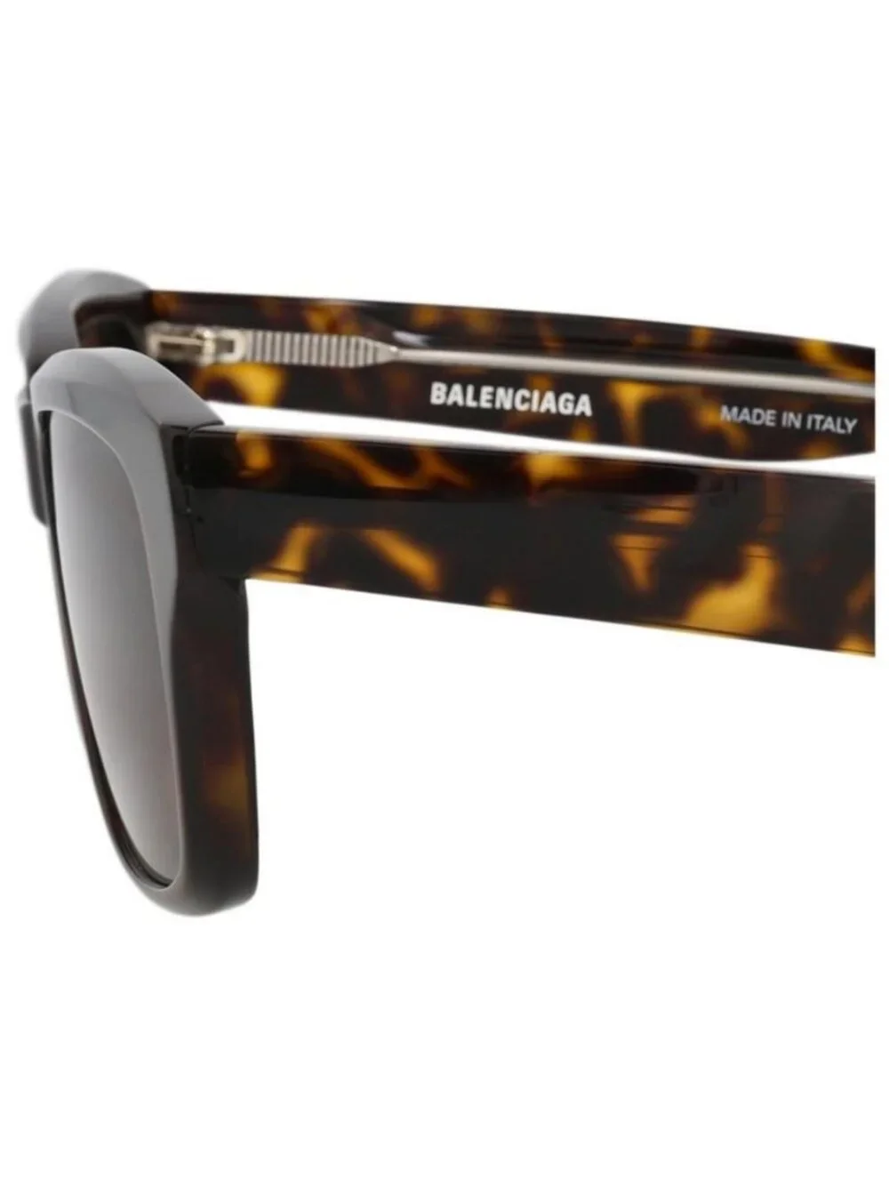 New Balenciaga Unisex Square/Rectangle Havana Havana Brown Fashion Designer Sung